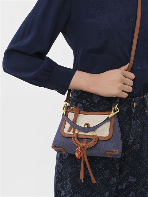 see chloe crossbody bag|see by chloe denim bag.